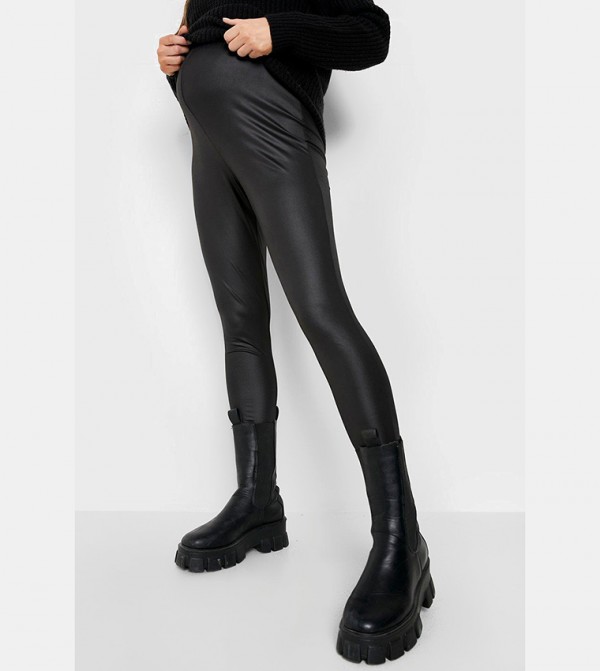 boohoo  Maternity Clothing - Black Pants & Leggings