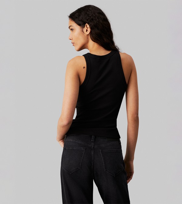 Calvin Klein Jeans Calvin Klein Jeans - Black Sleeveless Tops