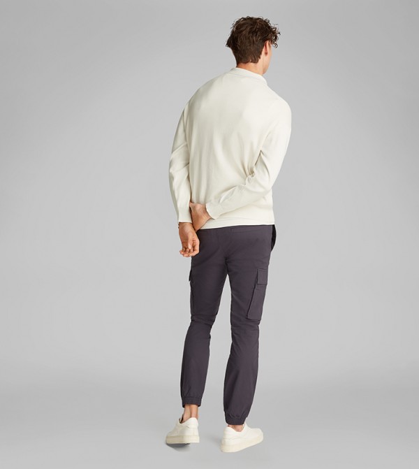 كالفين كلاين  ملابس - بيج V-neck Sweaters