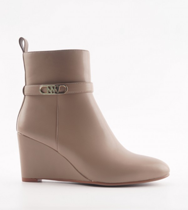Nine West  Ankle Boots - Beige Ankle Boots
