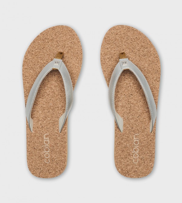 COBIAN COBIAN - Silver Flip-Flops