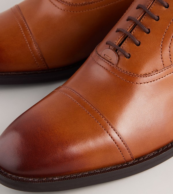 Ted Baker Ted Baker - Tan Formal Lace-Up Shoes