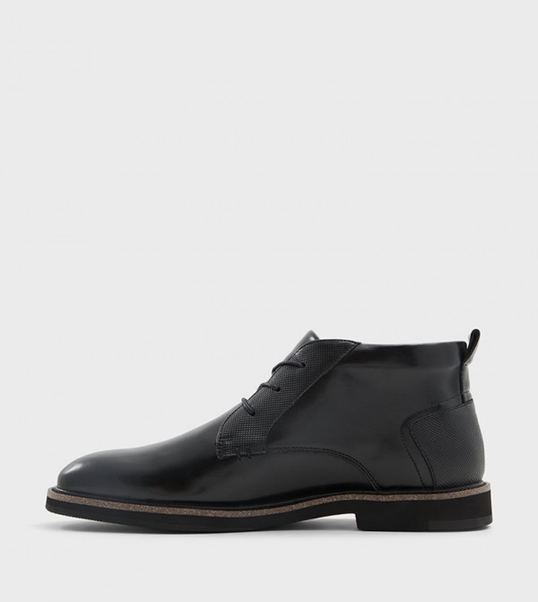 Call it Spring  Sneakers - Black Lace up Boots