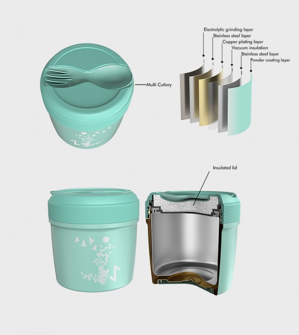 كارل أوسكار  - أخضر Lunch Box