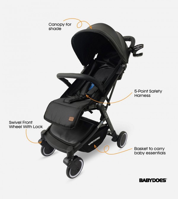BABYDOES  - Black Strollers & Travel Systems