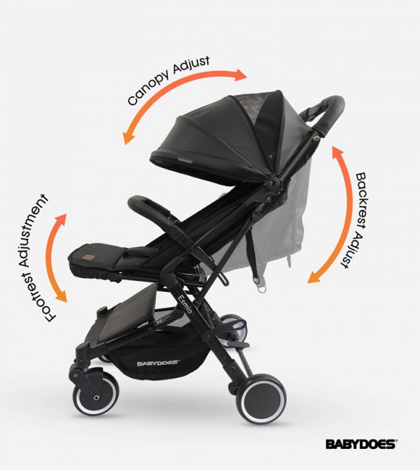 BABYDOES  - Black Strollers & Travel Systems
