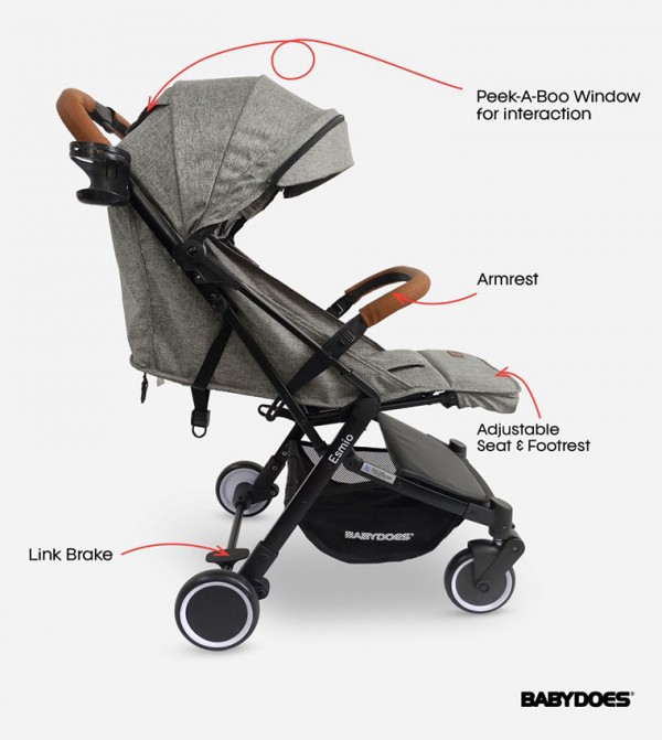 BABYDOES  - Grey Strollers & Travel Systems