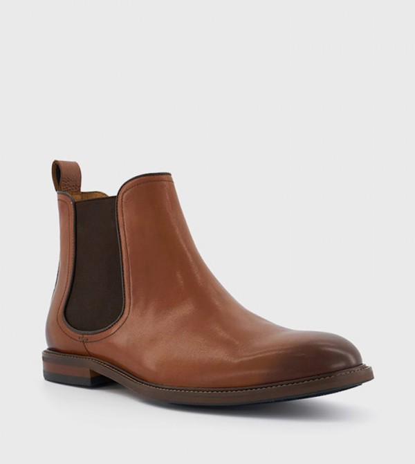 Dune London  Chelsea Boots - Tan Chelsea