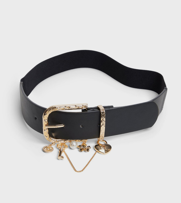 Aldo Accessories Belts - Black Non Leather Belts