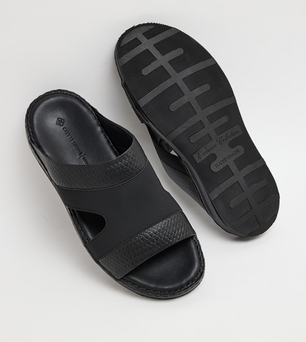 Call it Spring  Arabic Sandals - Black Arabic Sandals