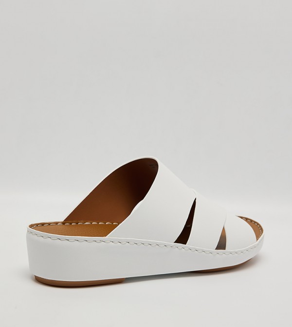 Call it Spring Arabic Sandals - White Arabic Sandals