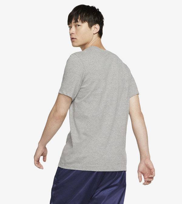 نايك الأكثر مبيعاً للرجال  - رمادي تيشرتات وبلايز