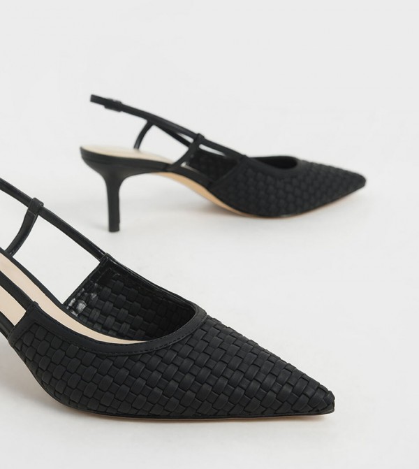 Charles & Keith  - Black Heeled Sandals