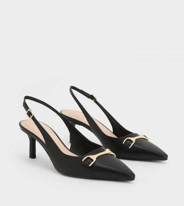 Charles & Keith  Sandals - Black Pumps