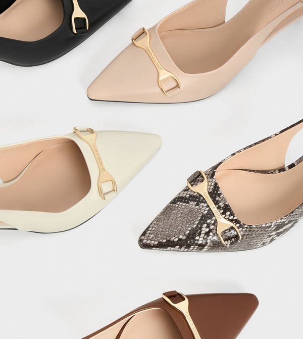 Charles & Keith Sandals - Pink Pumps