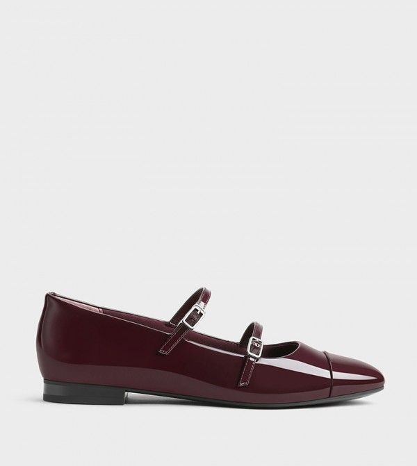 Charles & Keith Charles & Keith - Maroon Mary Janes