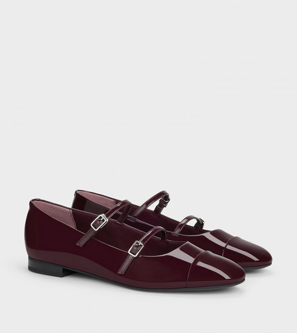 Charles & Keith Charles & Keith - Maroon Mary Janes