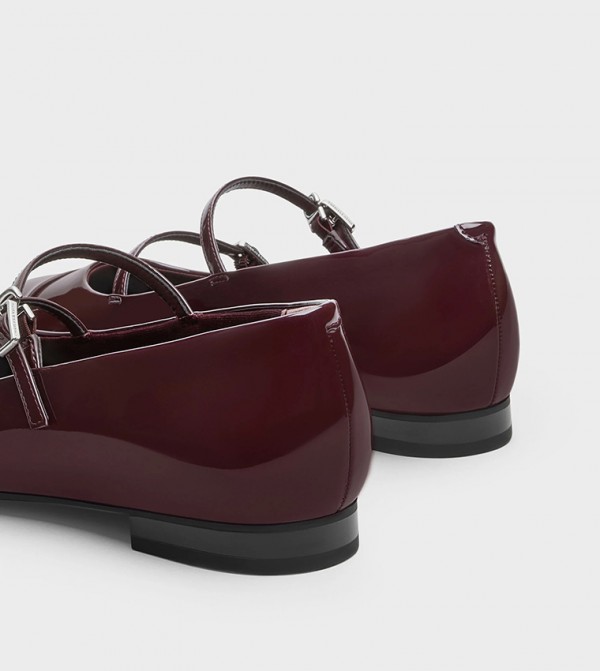 Charles & Keith Charles & Keith - Maroon Mary Janes