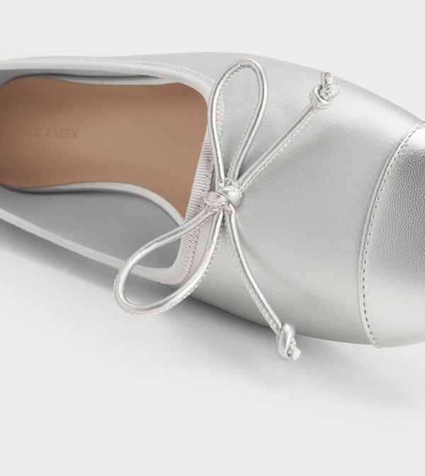 Charles & Keith Charles & Keith - Silver Ballerinas