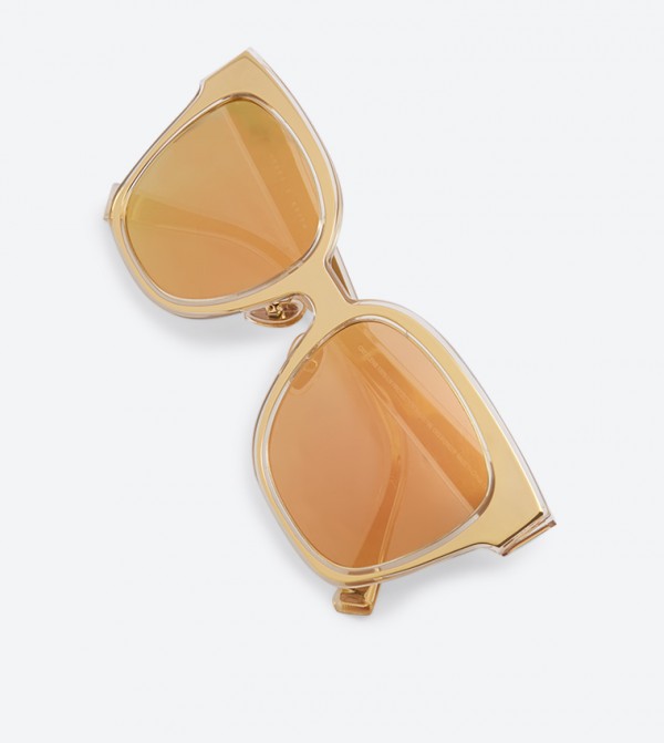 Charles & Keith  - Gold Round Sunglasses