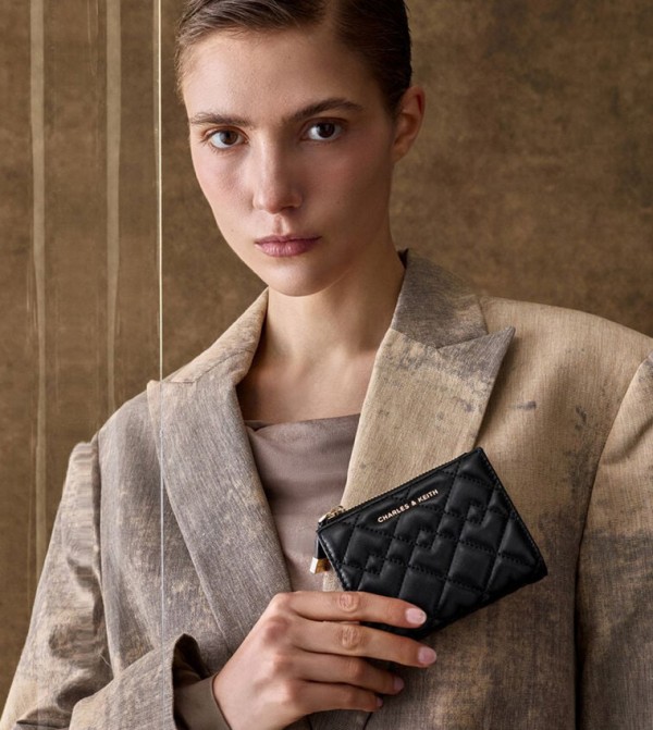 Charles & Keith  Small Leather Goods - Black Wallets