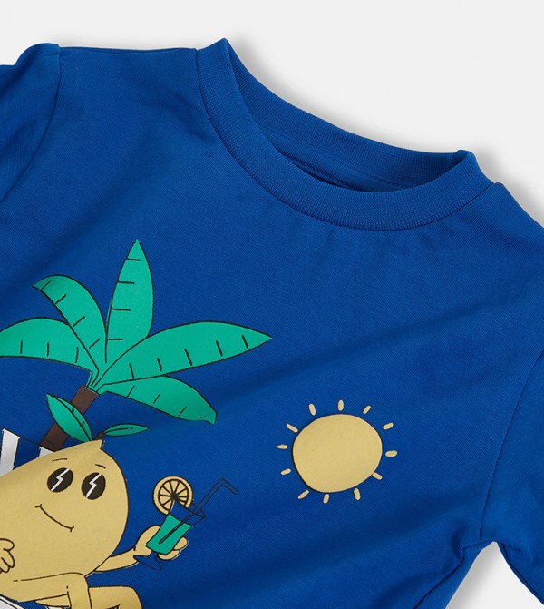BABIES & MORE BABIES & MORE - Blue T-shirts