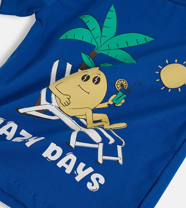 BABIES & MORE BABIES & MORE - Blue T-shirts