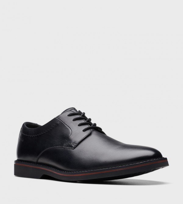 Clarks  Formal Shoes - Black Formal Lace-Up Shoes