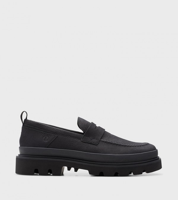 Clarks  - Black Casual Slip-ons