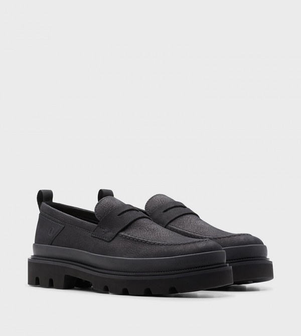 Clarks  - Black Casual Slip-ons