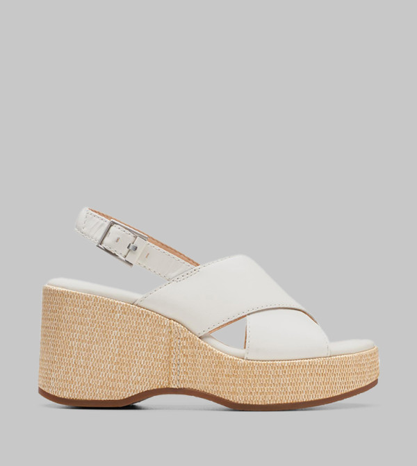 Clarks  Platforms - White Platforms