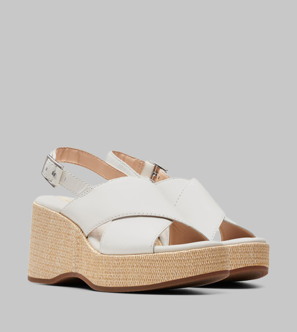 Clarks  Platforms - White Platforms