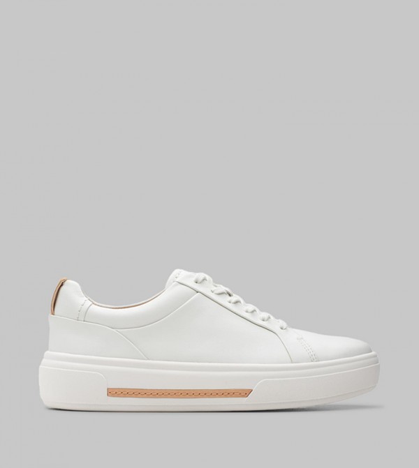 Clarks  Sneakers - White Low Top