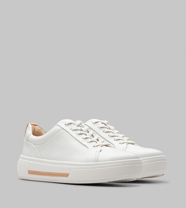 Clarks  Sneakers - White Low Top