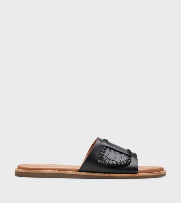 Clarks Clarks - Black Flat Sandals