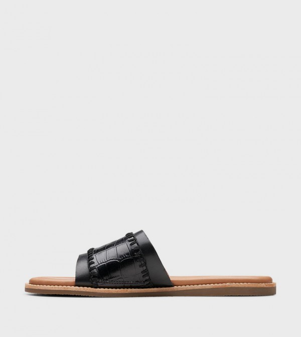 Clarks Clarks - Black Flat Sandals