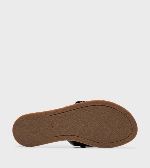 Clarks Clarks - Black Flat Sandals