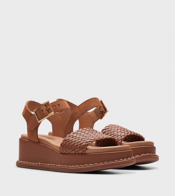 Clarks  Wedges - Tan Wedges
