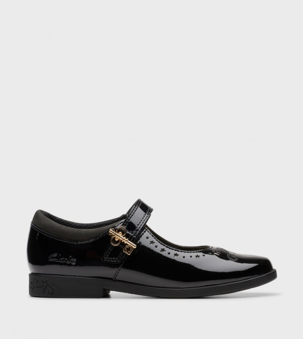 Clarks  Footwear - Black Ballerina