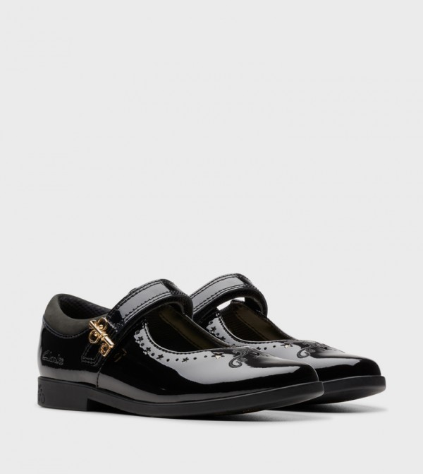 Clarks  Footwear - Black Ballerina