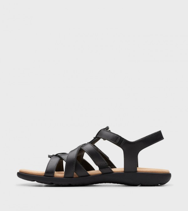 Clarks Clarks - Black Flat Sandals