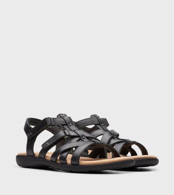 Clarks Clarks - Black Flat Sandals