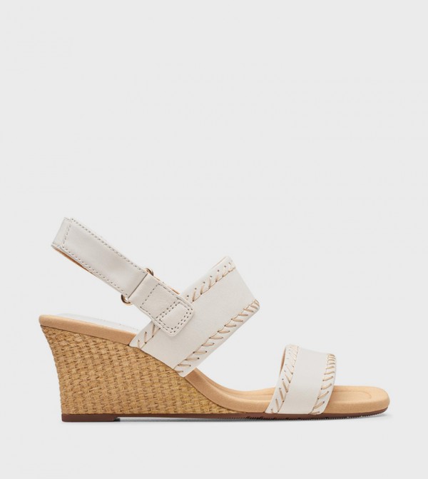 Clarks Shoes - White Heels