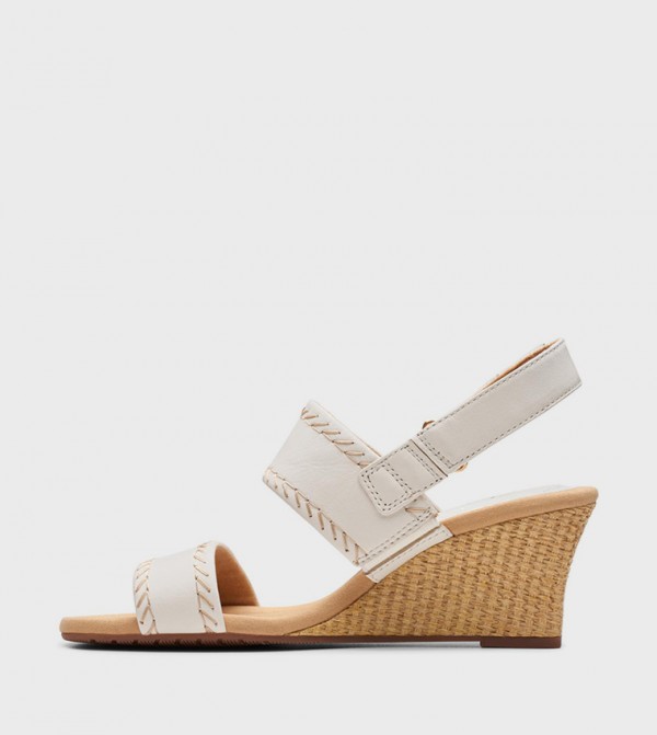 Clarks Shoes - White Heels