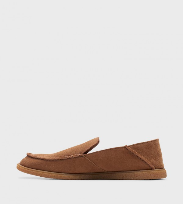 Clarks  Shoes - Brown Casual Slip-ons