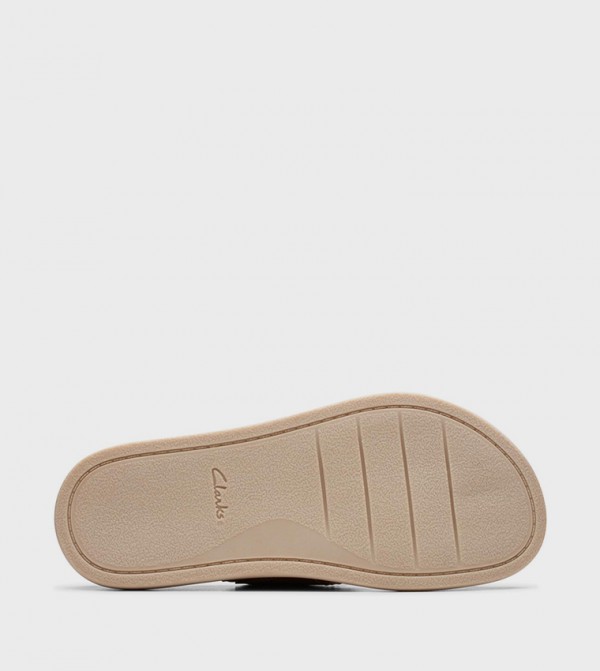 Clarks Clarks - Tan Flat Sandals