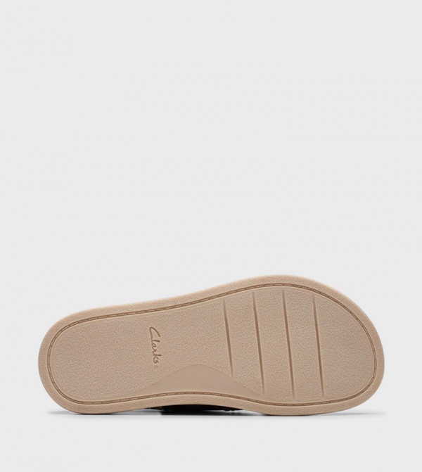 Clarks  Flat Sandals - Navy Flat Sandals