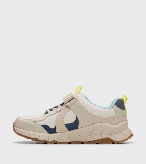 Clarks  Footwear - Beige Low Top