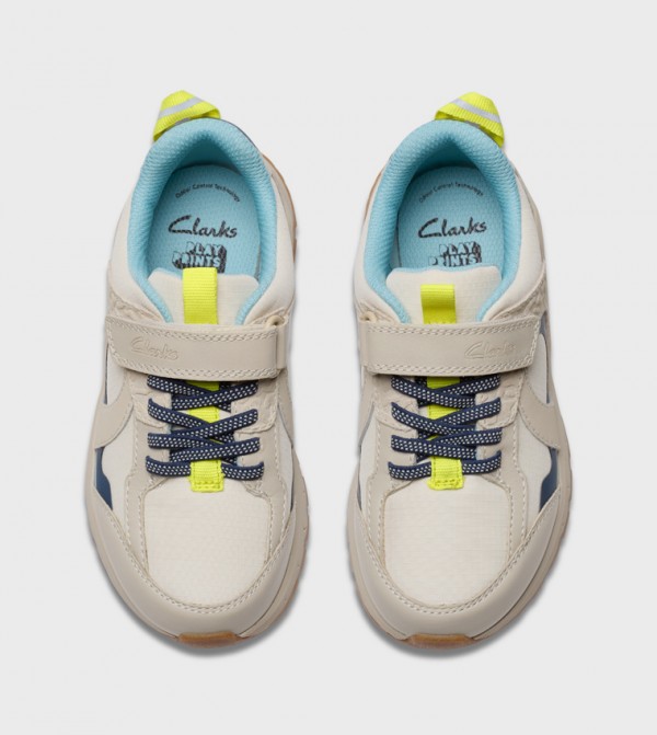 Clarks  Footwear - Beige Low Top