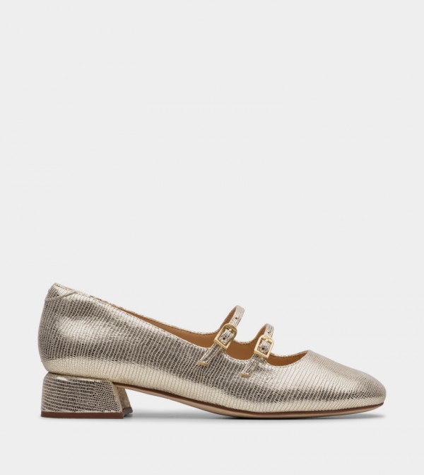 Clarks  - Gold Pumps